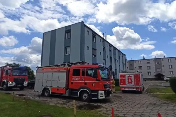 Zadziałanie czujnika dymu w Ruskowie – interwencja straży