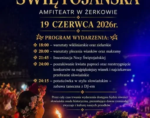 Noc Świętojańska w Żerkowie – warsztaty, wianki i poszukiwanie kwiatu paproci