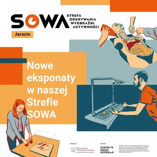 Nowe eksponaty w Strefie SOWA w Jarocinie – nauka przez zabawę