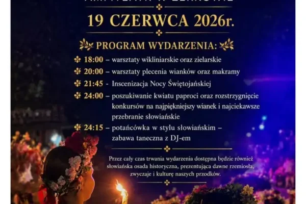 Noc Świętojańska w Żerkowie – słowiańskie tradycje i warsztaty już dziś