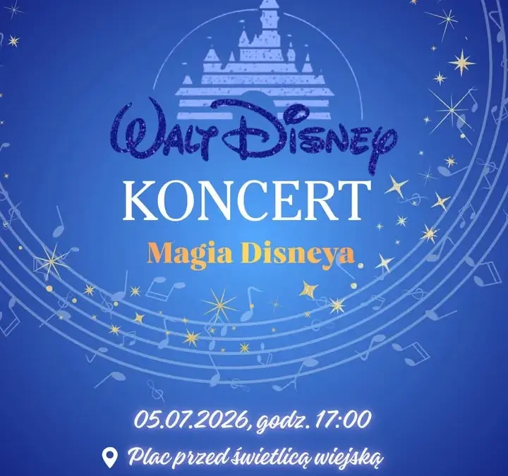 Koncert „Magia Disneya” w Noskowie – muzyczna podróż do świata bajek