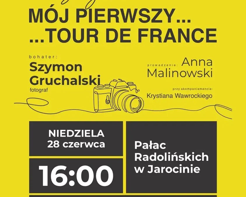 Spotkanie z fotografem Tour de France w Jarocinie