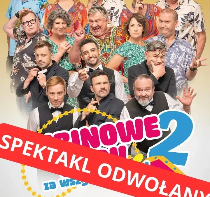 Spektakl „Rubinowe Gody 2” w Jarocinie odwołany – zwroty biletów