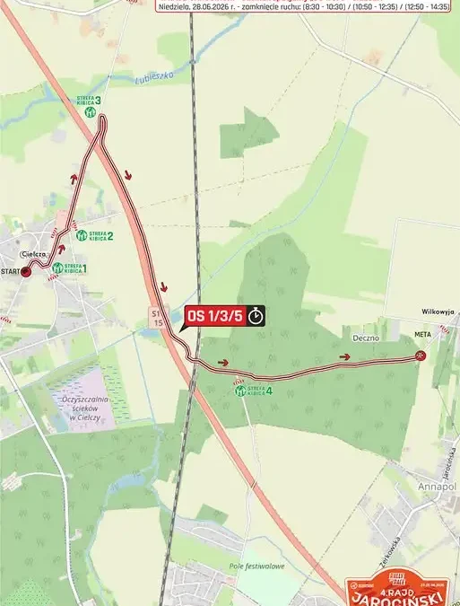 Utrudnienia w ruchu podczas Rajdu Jarocińskiego 28 czerwca