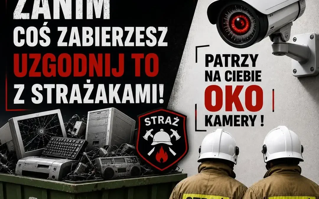 OSP Witaszyce apeluje: nie zabierajcie elektrośmieci przeznaczonych na cele statutowe