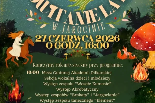 Powitanie Lata w Jarocinie – zakończenie roku artystycznego już w sobotę