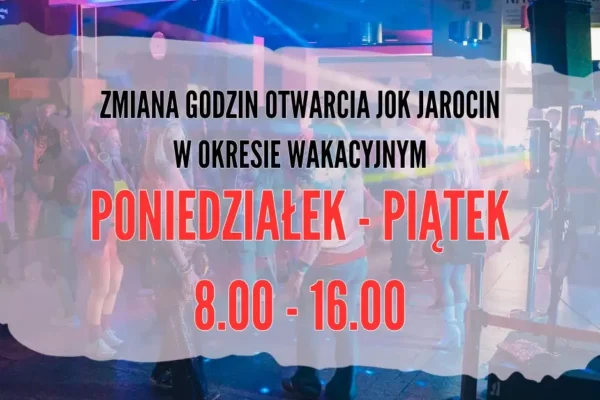 JOK Jarocin zmienia godziny otwarcia na wakacje