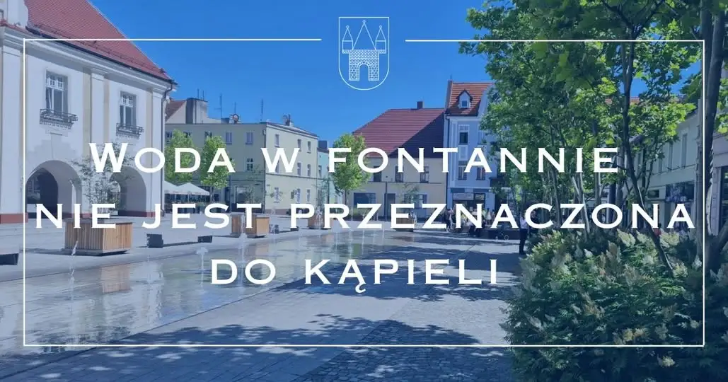 Zaproszenie do korzystania z fontanny w Jarocinie – przypomnienie o zasadach bezpieczeństwa