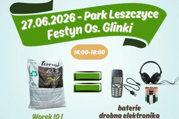 Zbiórka elektroodpadów podczas festynu w Parku Leszczyce w Jarocinie