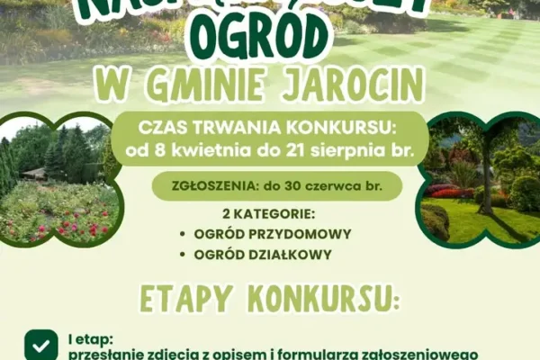 Ostatnie godziny na zgłoszenie do konkursu na Najpiękniejszy Ogród w Gminie Jarocin