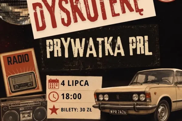 Dyskoteka jak za dawnych lat już dziś w Jarocinie! Bilety dostępne przy wejściu