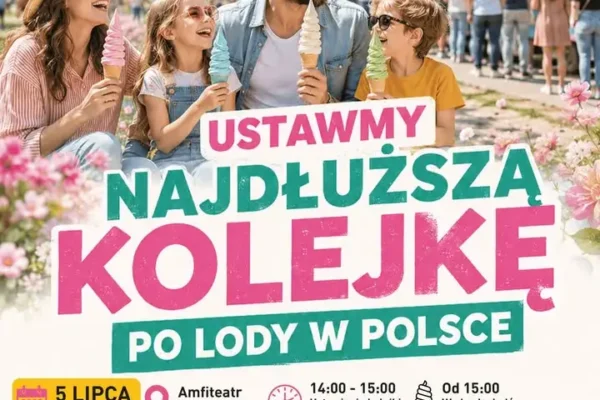 Ice Challenge Jarocin: Bicie rekordu w kolejce po lody już dziś!