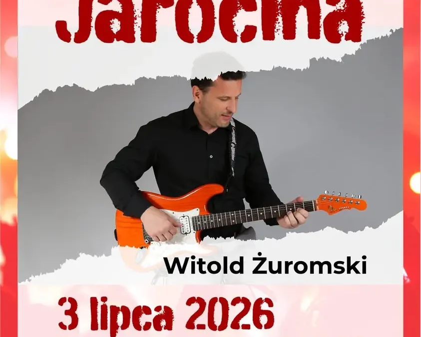 Witold Żuromski zagra na jarocińskim rynku w ramach Letnich Brzmień