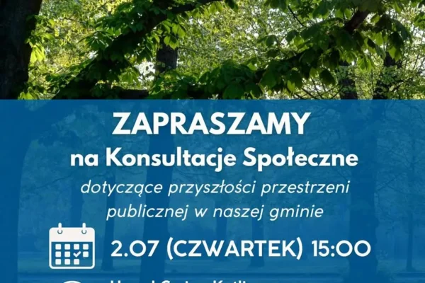 Konsultacje społeczne w Kotlinie: rewitalizacja parku i targowiska
