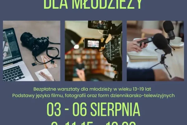 Bezpłatne warsztaty medialne dla młodzieży w Jarocinie