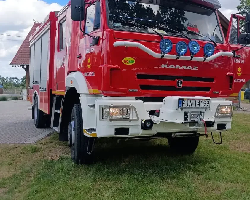 Interwencja OSP Dobieszczyzna w Lubini Małej – agresywne owady błonkoskrzydłe