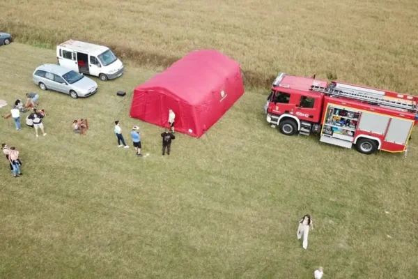 Dzień Dziecka w Racendowie – strażackie atrakcje i mnóstwo radości