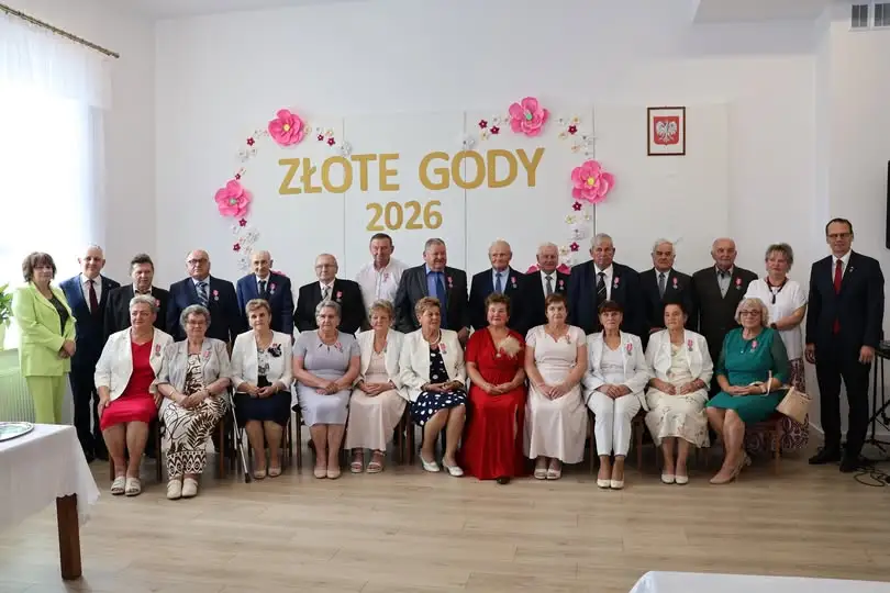 Złote Gody w Gminie Jarocin – 13 par świętowało 50-lecie małżeństwa