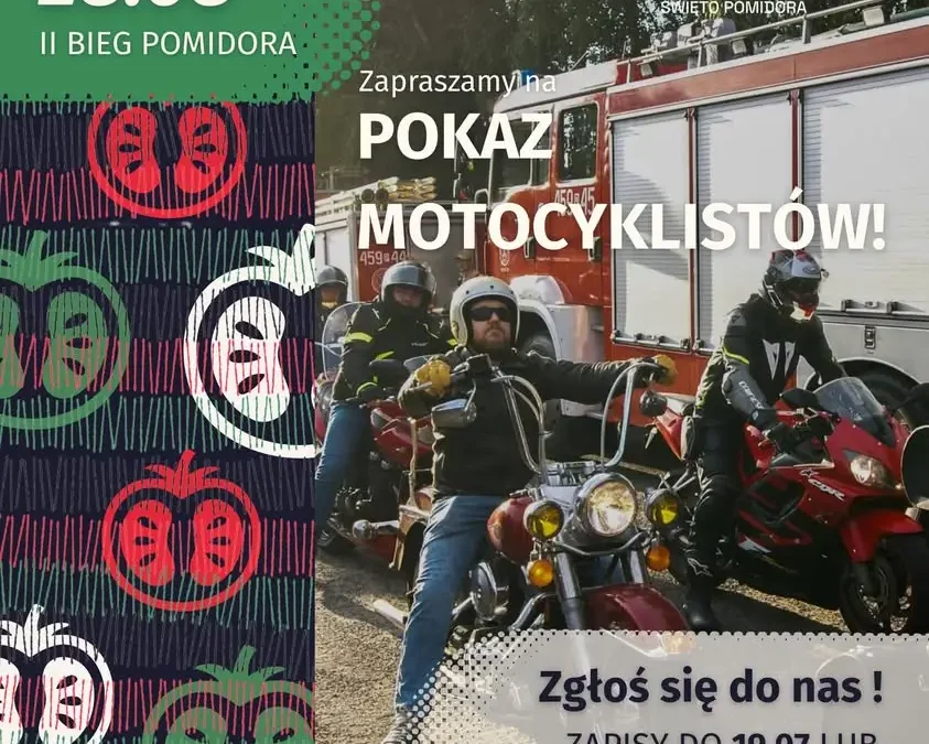 Motocykliści z Kotlina, pokażcie swoje maszyny podczas Dni Kotlina – Święta Pomidora