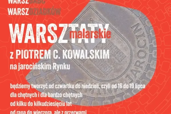 Bezpłatne warsztaty malarskie na jarocińskim rynku podczas Jarocin Festiwal
