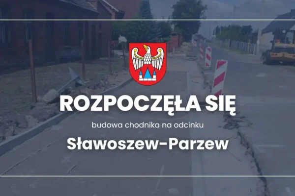 Nowy chodnik w gminie Kotlin poprawi bezpieczeństwo pieszych