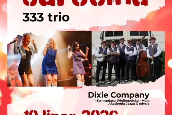 Letnie Brzmienia Jarocina: koncert 333 trio i Dixie Company już 10 lipca
