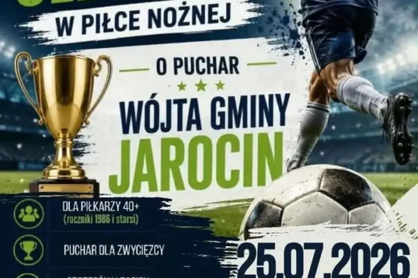 Turniej piłkarski o puchar wójta gminy Jarocin już 25 lipca