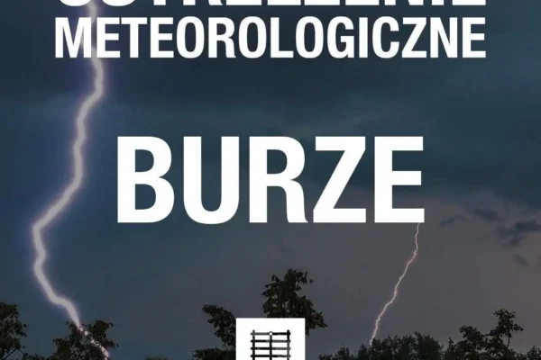 Ostrzeżenie I stopnia przed burzami dla Gminy Jaraczewo – 14 lipca 2026