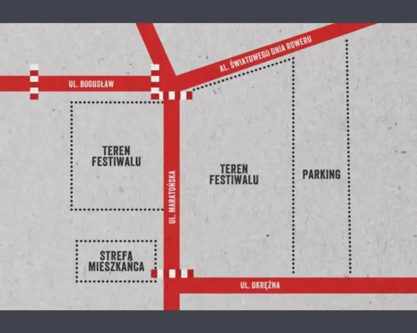 Zmiany w organizacji ruchu podczas Jarocin Festiwal 2026