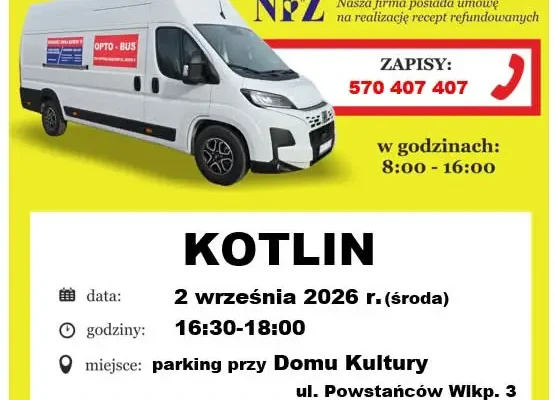 Bezpłatne badanie wzroku w Kotlinie – zapisy trwają