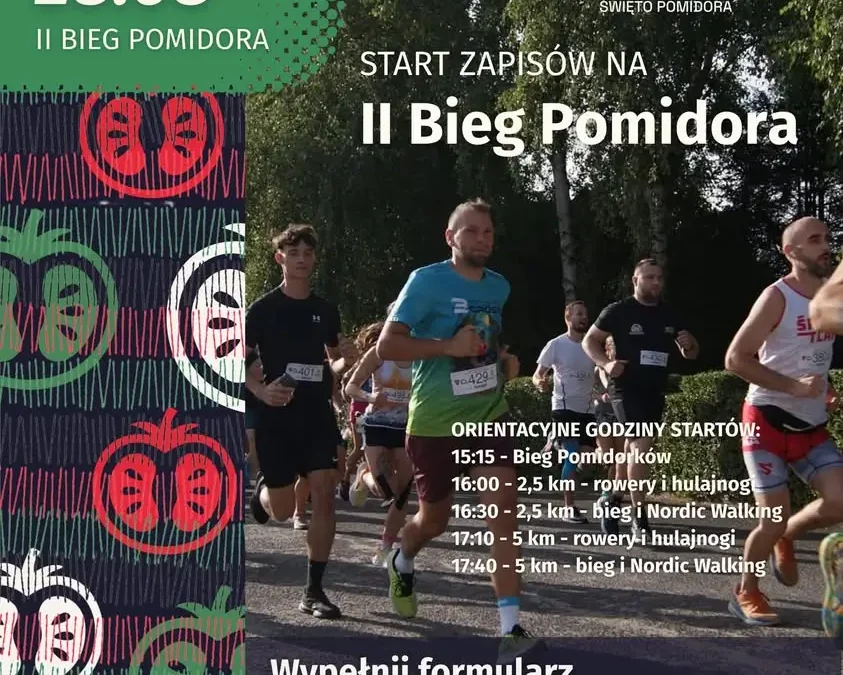 Ruszyły zapisy na II Bieg Pomidora w Kotlinie – sprawdź szczegóły
