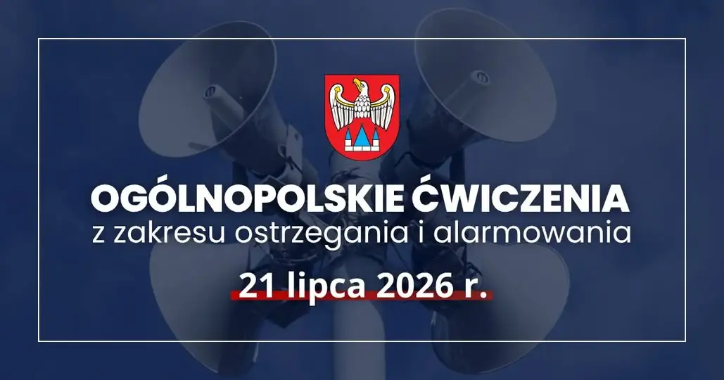 Ogólnopolskie ćwiczenia alarmowe w Powiecie Jarocińskim – 21 lipca 2026