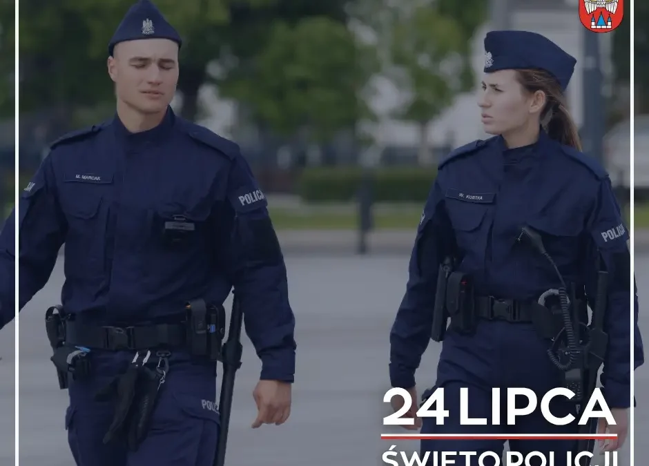 Święto Policji w Powiecie Jarocińskim – podziękowania dla funkcjonariuszy