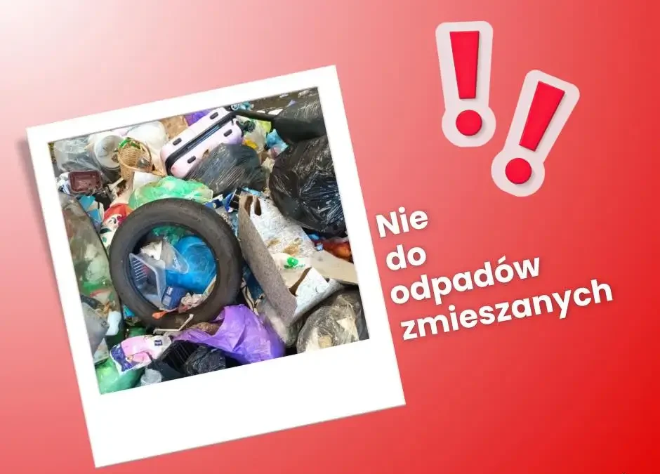 Odpady zmieszane pod lupą – opony i walizki nie powinny tam trafiać