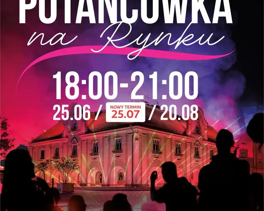 Potańcówka na rynku w Jarocinie przełożona na sobotę