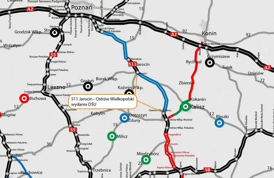 Decyzja środowiskowa dla S11 Jarocin – Ostrów Wielkopolski. Kolejny krok ku budowie