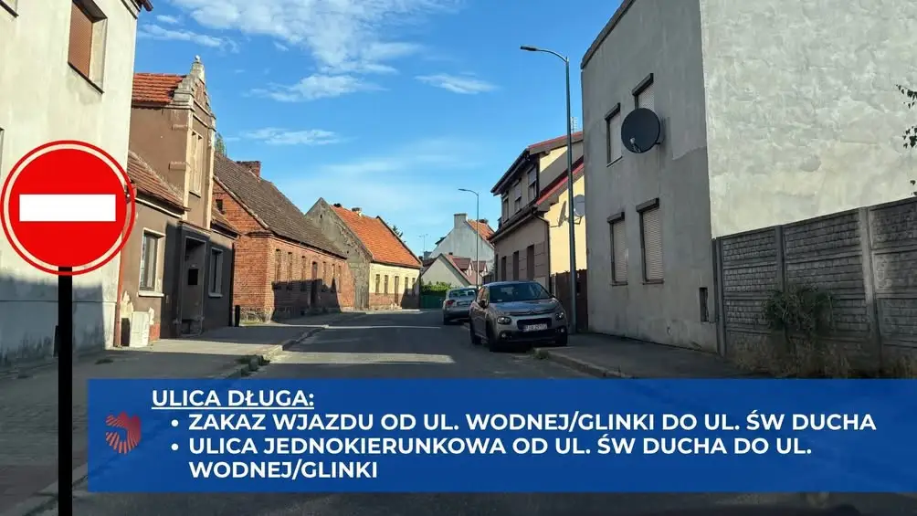 Ulica Długa w Jarocinie od dziś jednokierunkowa – zmiany dla bezpieczeństwa