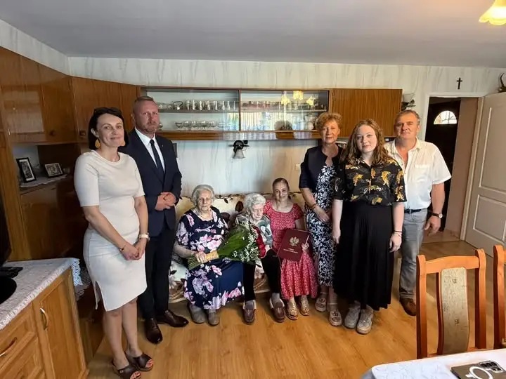 Pani Stefania Woźniak z Żerkowa świętuje 100. urodziny