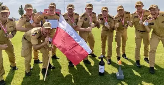 Strażacy z Pleszewa wicemistrzami międzynarodowych zawodów CTIF w Austrii