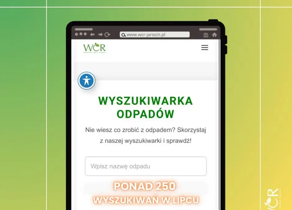 Rocznicowe podsumowanie wyszukiwarki odpadów w Jarocinie