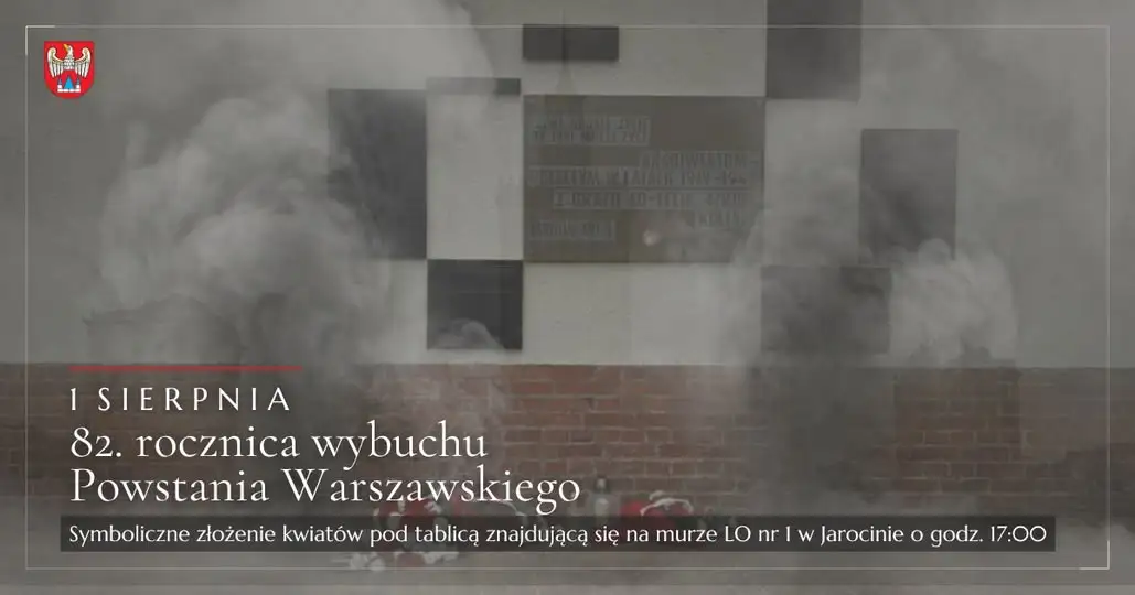 82. rocznica Powstania Warszawskiego: Jarocin uczci Bohaterów w Godzinę W