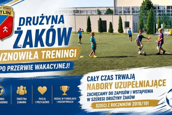 Żaki z Kotlina wznawiają treningi – nabór uzupełniający dla roczników 2018/19