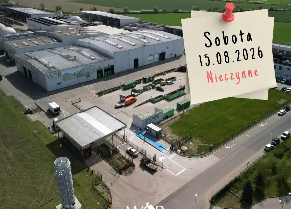 PSZOK w Jarocinie nieczynny 15 sierpnia. Dziś czynny do 21:00