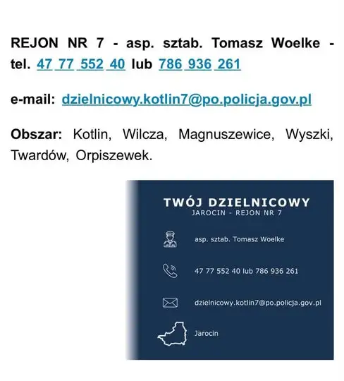 Dane kontaktowe dzielnicowych w gminie – gdzie szukać pomocy?