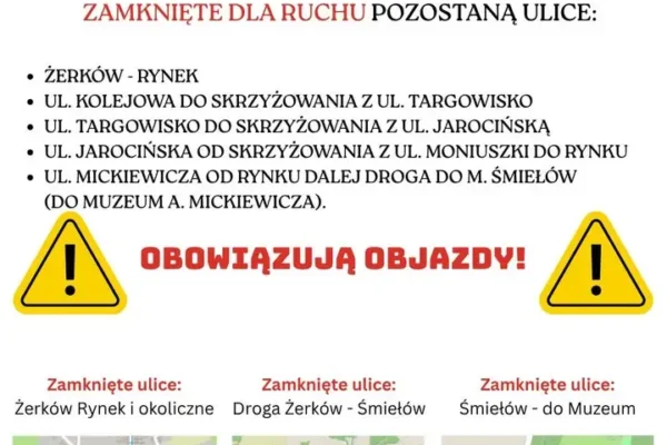 Jutro w Żerkowie bieg uliczny – będą utrudnienia w ruchu