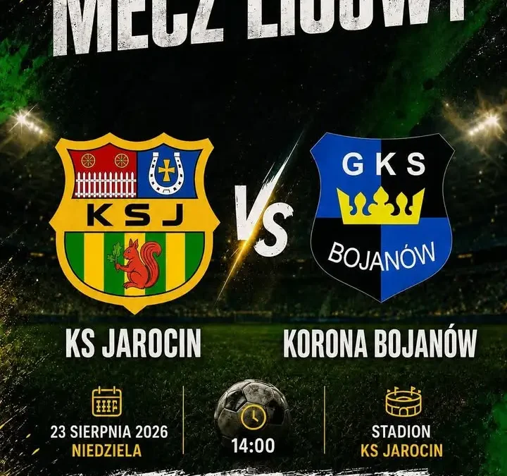 II kolejka B-klasy: KS Jarocin zmierzy się z Koroną Bojanów