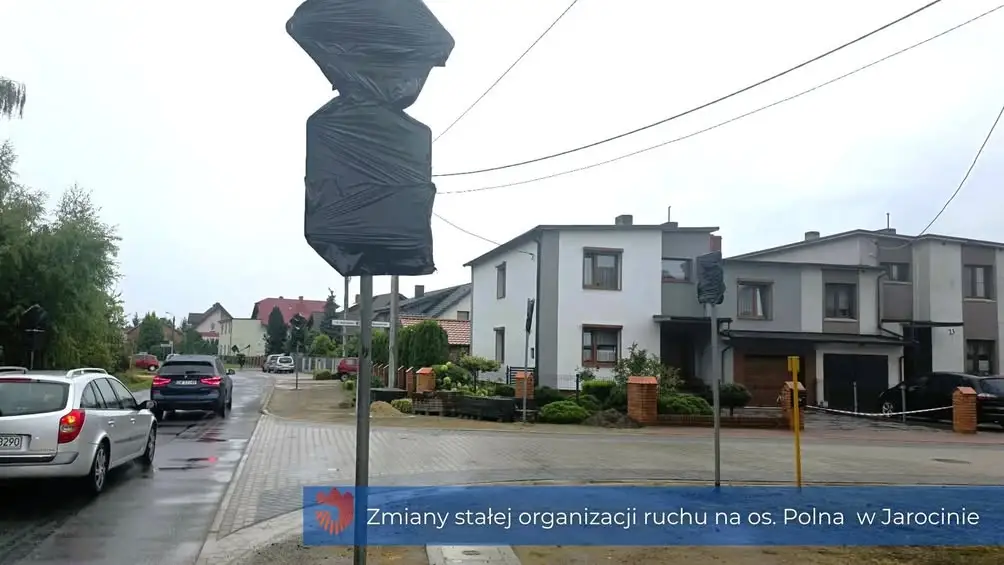 Zmiany na ul. Żniwnej i Gajowej w Jarocinie: nowe zasady pierwszeństwa od września