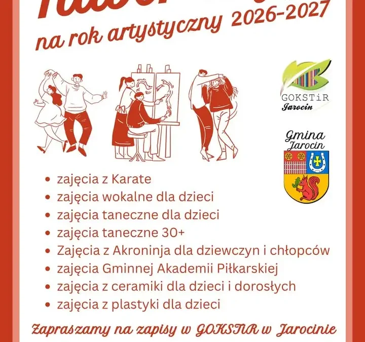 Zapisy na zajęcia artystyczne w GOKSTiR Jarocin – rusza nabór na rok 2027