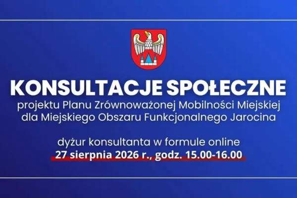 Konsultacje SUMP: dyżur online już 27 sierpnia