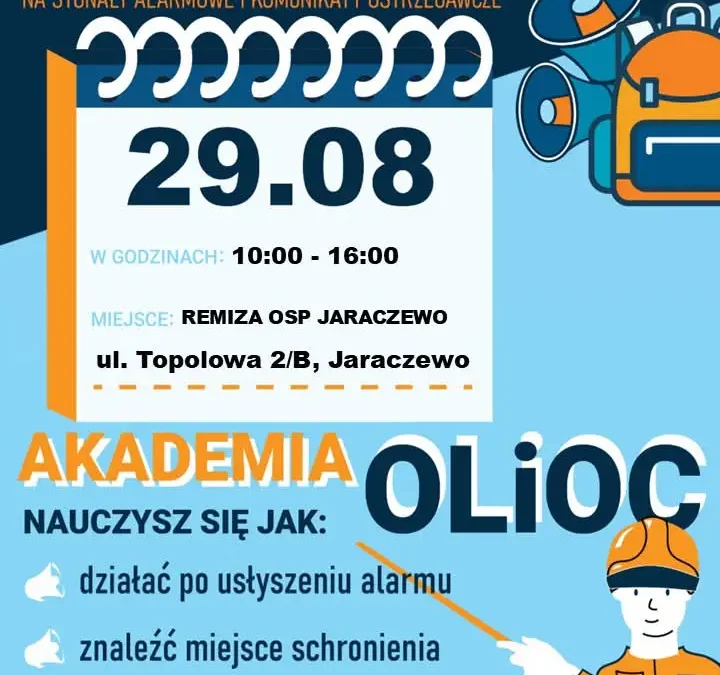 Krajowy Trening Reagowania w Jaraczewie – sprawdź, jak zachować się w sytuacji zagrożenia